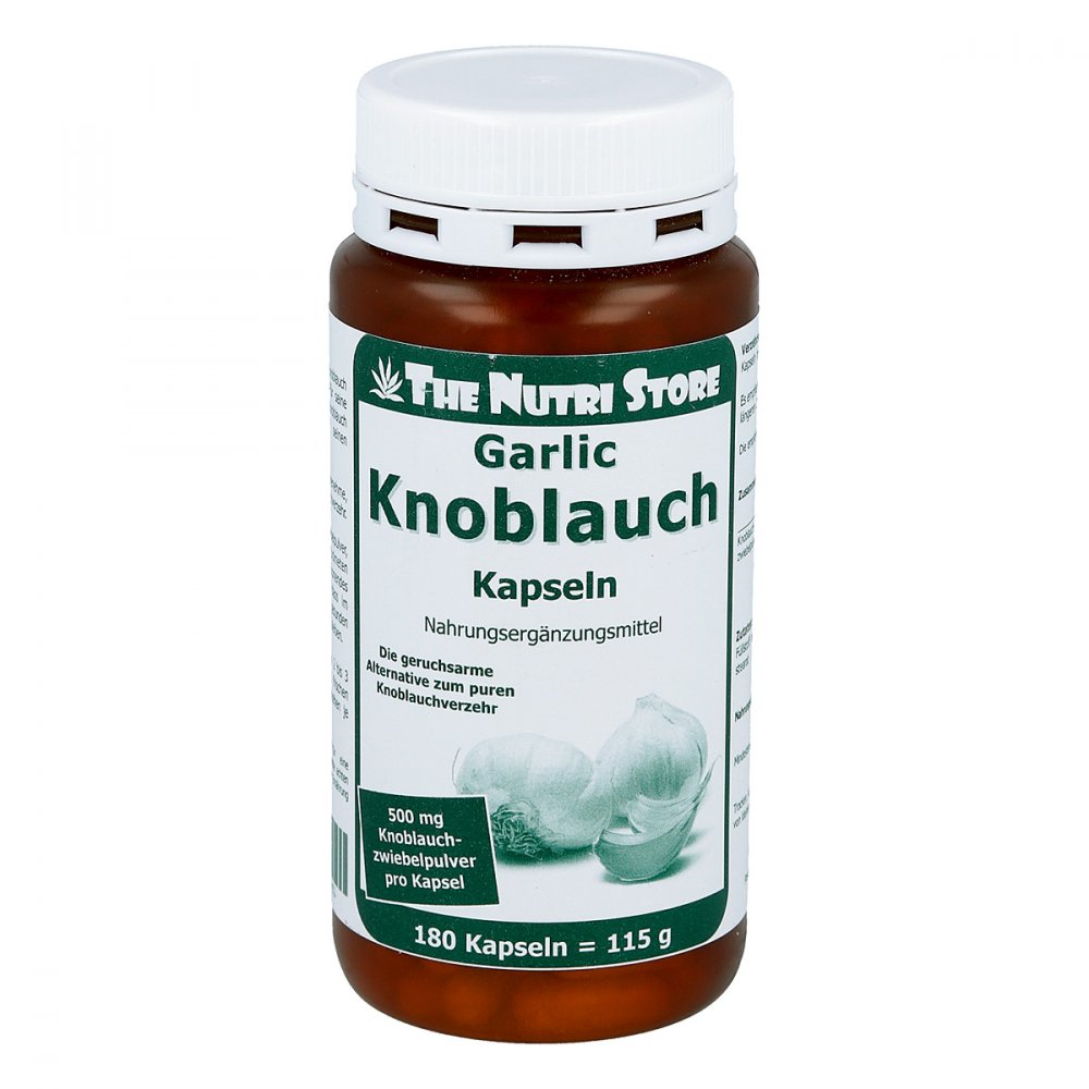 Hirundo Products Knoblauch 500 mg geruchsarm Kapseln 05025401