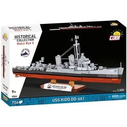 Cobi 700 PCS HC WWII /4866/ USS Fletcher Class Destroyer/
