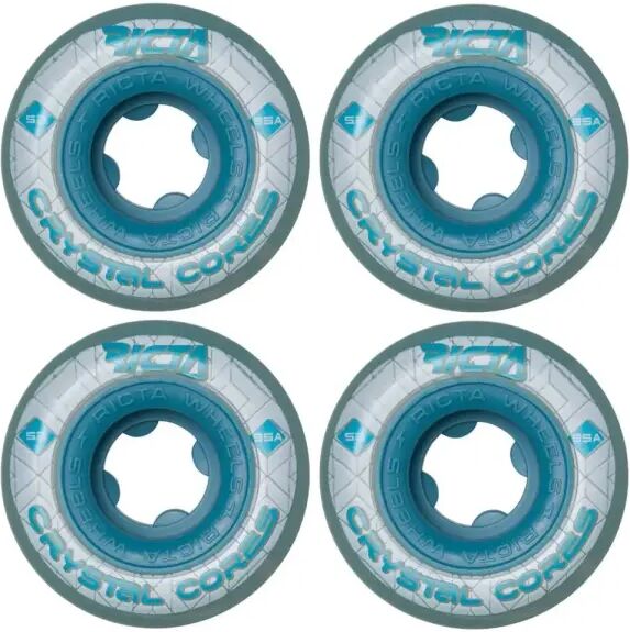 Skateboard Rollen Ricta Crystal Cores 95A 4 Stk. (52mm - Blau)