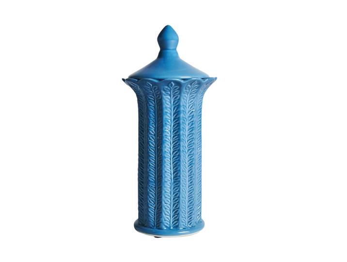 Grosse Design Deckelvase „Zaea II“ Keramik Blau Vical Home