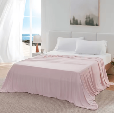 Inspire Curations Summer Ice Silk Cooling Blanket pink 150x200cm 1pc