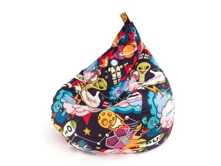 Pouf Poire Fauteuil Oscar Modern Poliester 110 x 90 cm Multicolore 4