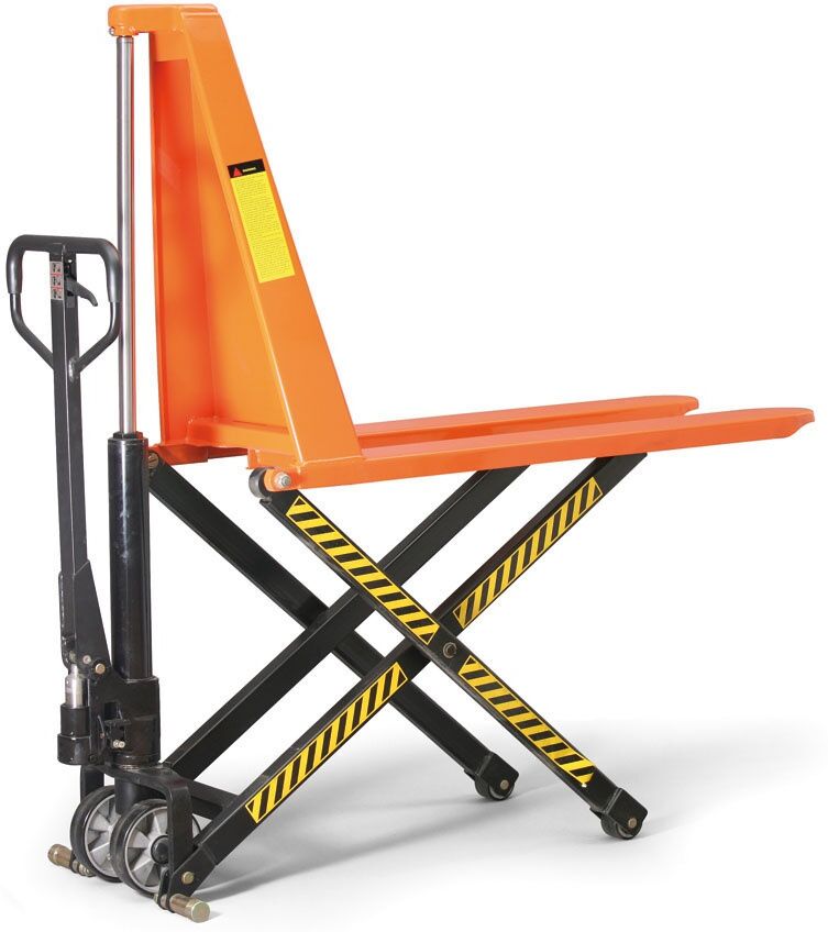 B2B Partner Scherenhubwagen, Tragfähigkeit 1000 kg, Hubbereich 85 – 800 mm