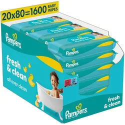 Pampers Fresh Clean (20 x 80 Stk.)