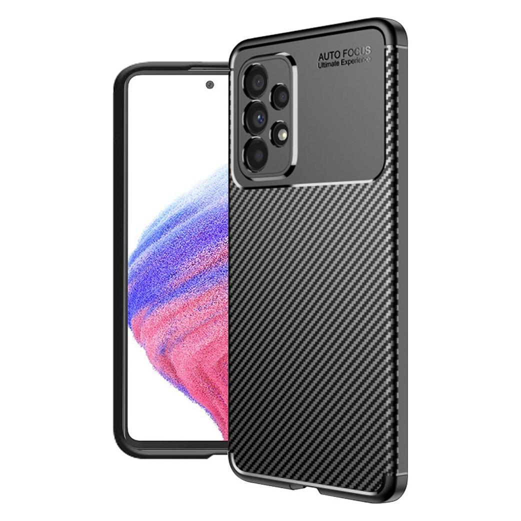 Techsuit - CarbonFiber - Samsung Galaxy A53 5G - Black (Samsung Galaxy A53 5G) (56350398)