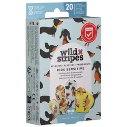 WILD STRIPES Pflaster Kids sensitiv Animal Fun 20 St