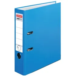 Herlitz Ordner maX.file protect A4 8cm aqua