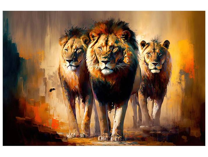 Canvas Wild Safari image LAND