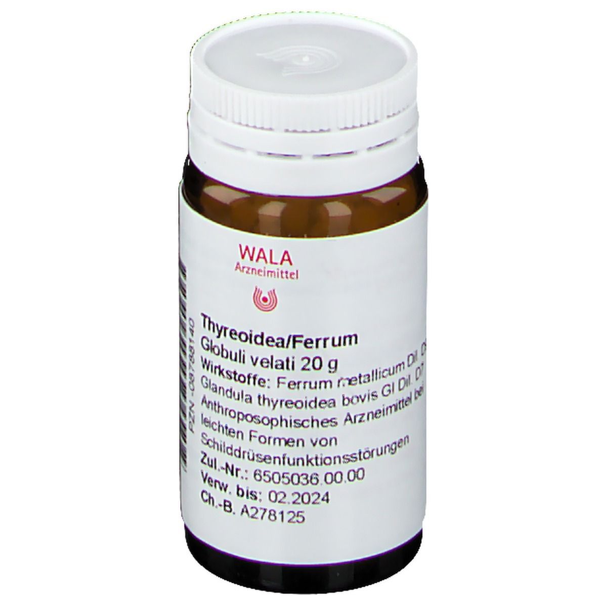 THYREOIDEA/Ferrum Globuli 20 g