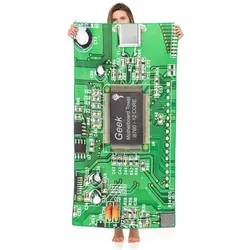 Gadget Master Strandtuch, Motherboard-Design, 100% Mikrofaser, maschinenwaschbar