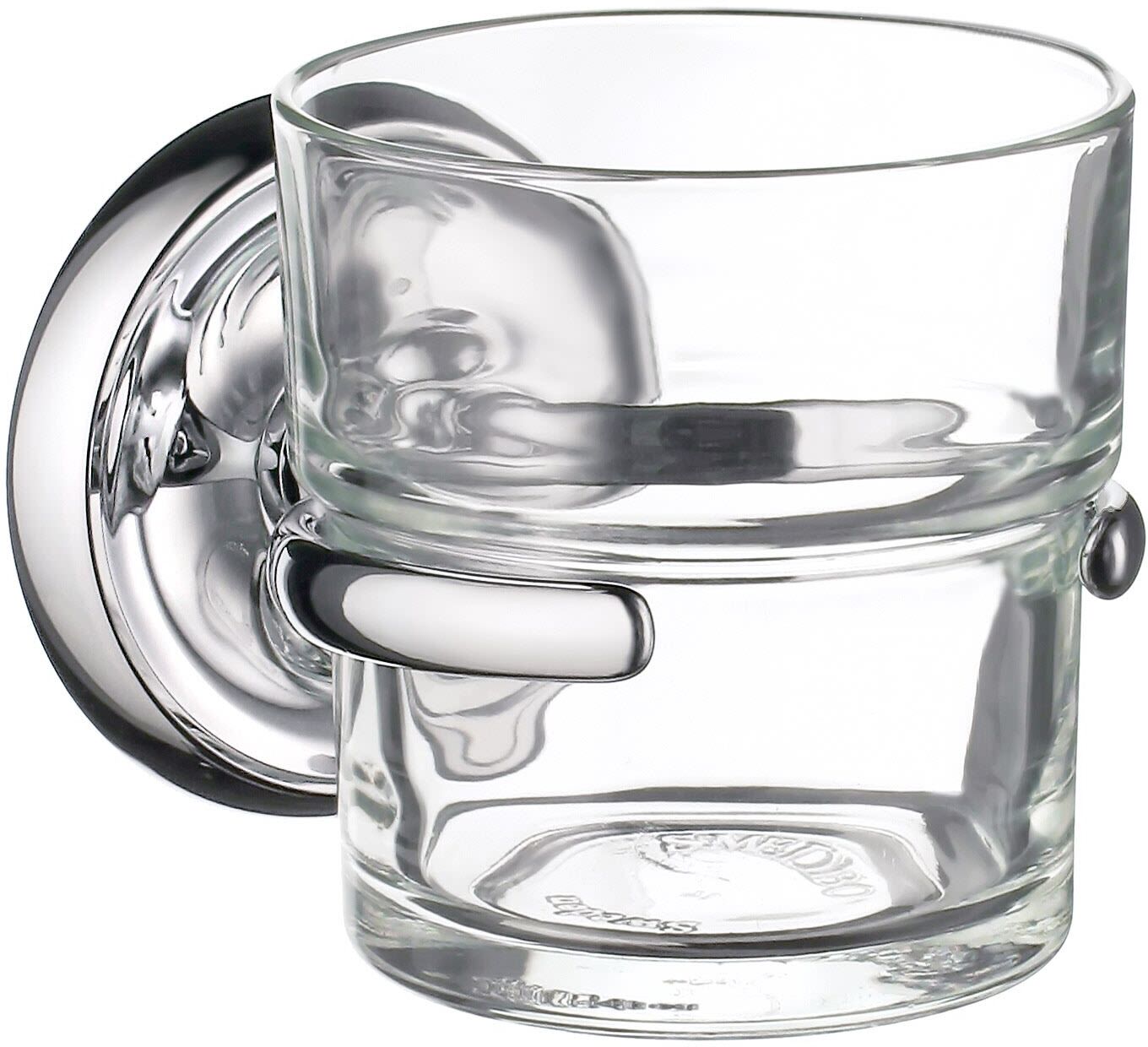 Smedbo Villa Zahnputzbecher, Accessoires, K243, chrom - H: 9,8 cm - chrom