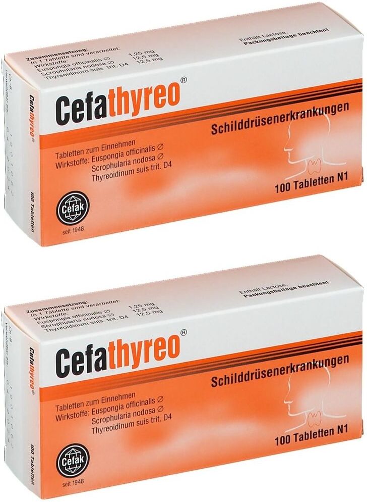 Cefathyreo Tabletten x2 2x100 St
