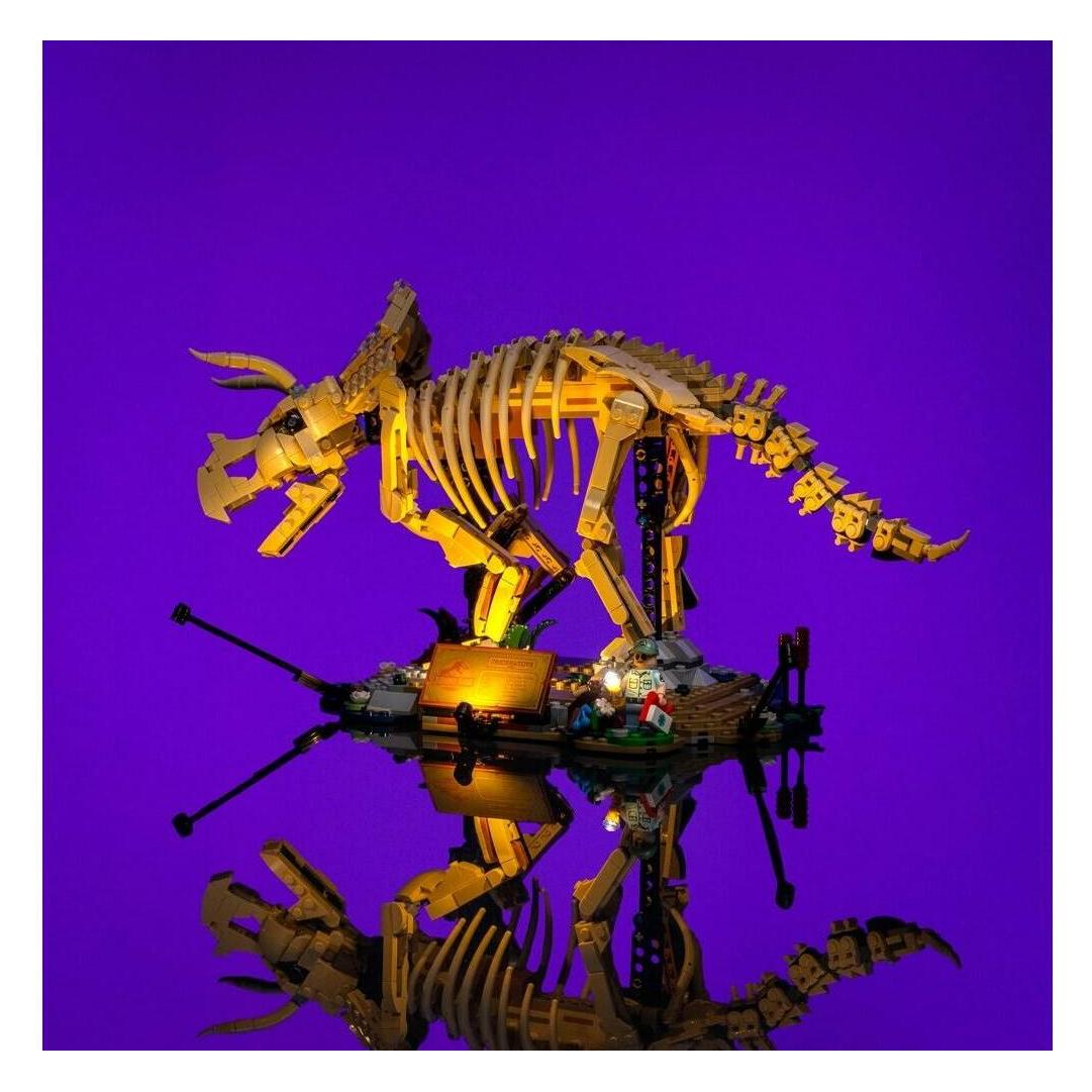Light my bricks LMB 2.0 LED Licht Set für LEGO 77985 Dinosaurier-Fossilien - Triceratops (77985)