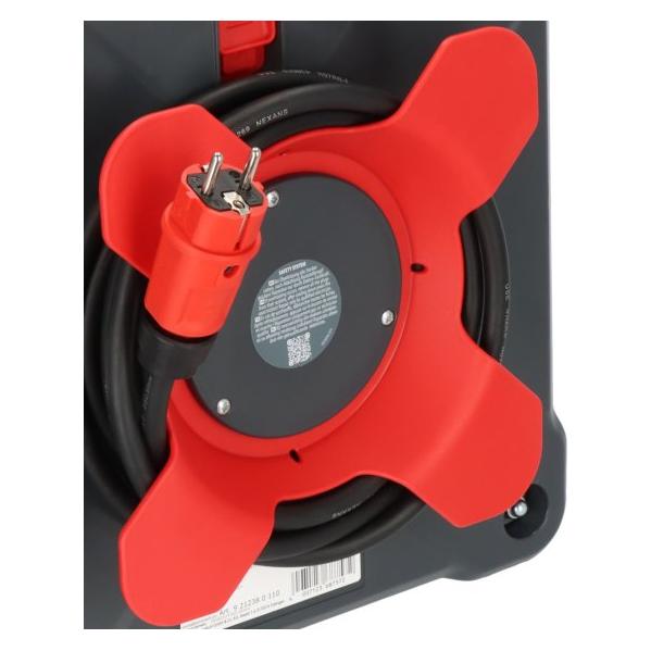Brennenstuhl Professional Kabeltrommel KC 3200 5 mit Rundum-Überrollschutz (38 m, 2.50 mm²) (9212380110)