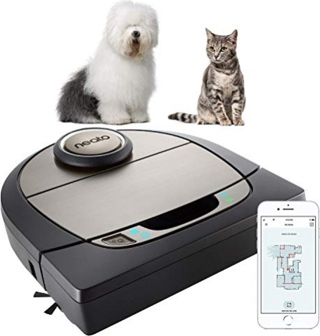 Neato D7 945-0347 Botvac Connected D750 Staubsaugerroboter, schwarz/silber