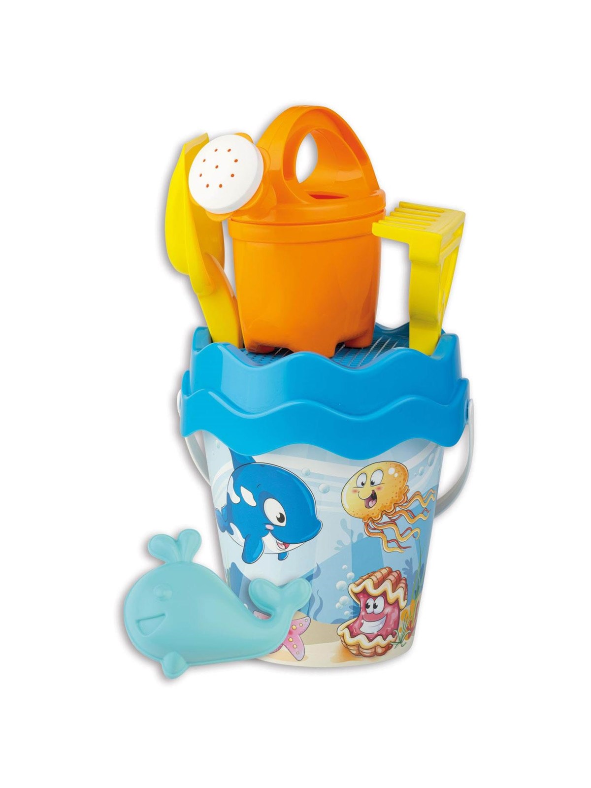 Androni Bucket set Underwater world 6 pieces.