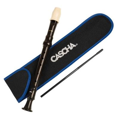Plastic Soprano Recorder brown - Baroque Fingering -