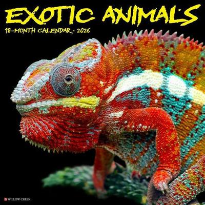 Exotic Animals 2026 Wall Calendar