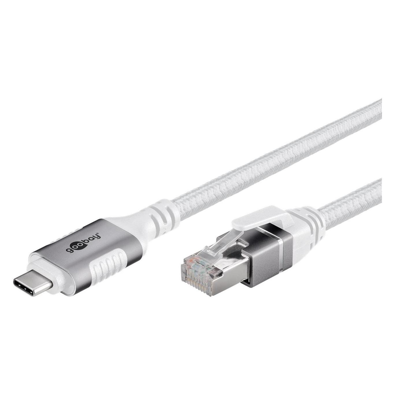 Goobay Ethernet-Kabel USB-C 3.1 auf RJ45, 10 m (USB-C) (74180)