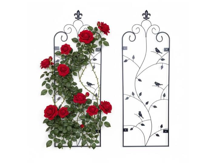 Relaxdays Rankgitter Wand 2er Set