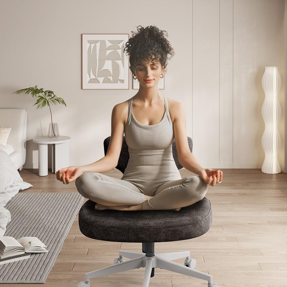 Duschsitz Comfort - Verstellbar, Farbe Apricot - Mit Metallrahmen - Freistehend - Ergonomischer Duschsitz