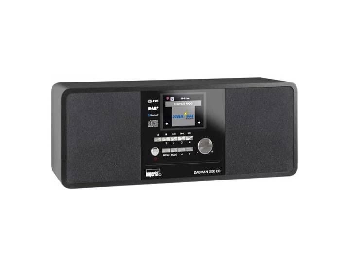Imperial DABMAN i200 CD Hybride radio Zwart
