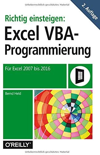 Bernd Held - Richtig einsteigen: Excel-VBA-Programmierung: Für Microsoft Excel 2007 bis 2016 - Preis vom 30.09.2026 09:01:18 h