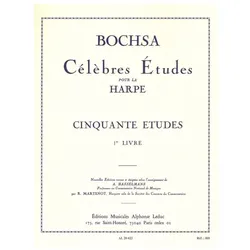 Célèbre études vol,1 pour la harpe, Fachbücher von Charles ( Père) Bochsa