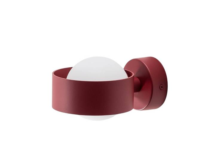Wandlampe Mado Argon, dimmbar, rot, für Wohn- / Esszimmer, Metall, Junges Wohnen, Wandleuchte, Wandlampe Innen
