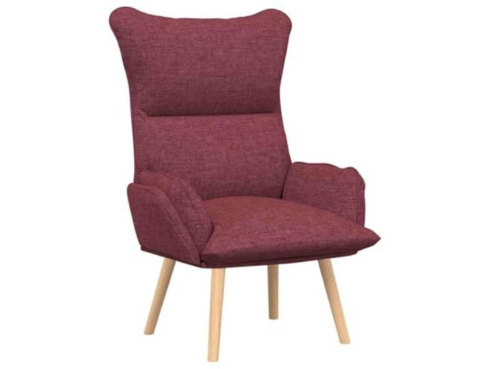 Sessel Weinrot 69 x 74 x 93 cm Stoff und Sperrholz Weinrot,Stoff,Sperrholz,Kautschukbeine,Polyester,gepolsterte Armlehnen,einfache Montage