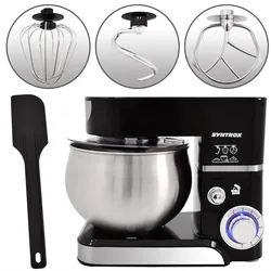 Syntrox Germany Küchenmaschine & Knetmaschine Basic 5 Liter Schwarz