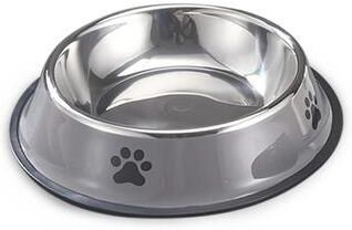 Friendly Fresh Finds Stainless Steel Pet Bowl For Cats & Dogs Anti Fall, Multi Specification Feeding Dish gray s