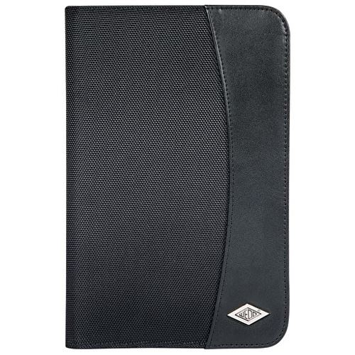 WEDO Schreibmappe Elegance, A5, Kunstleder/Nylon, schwarz