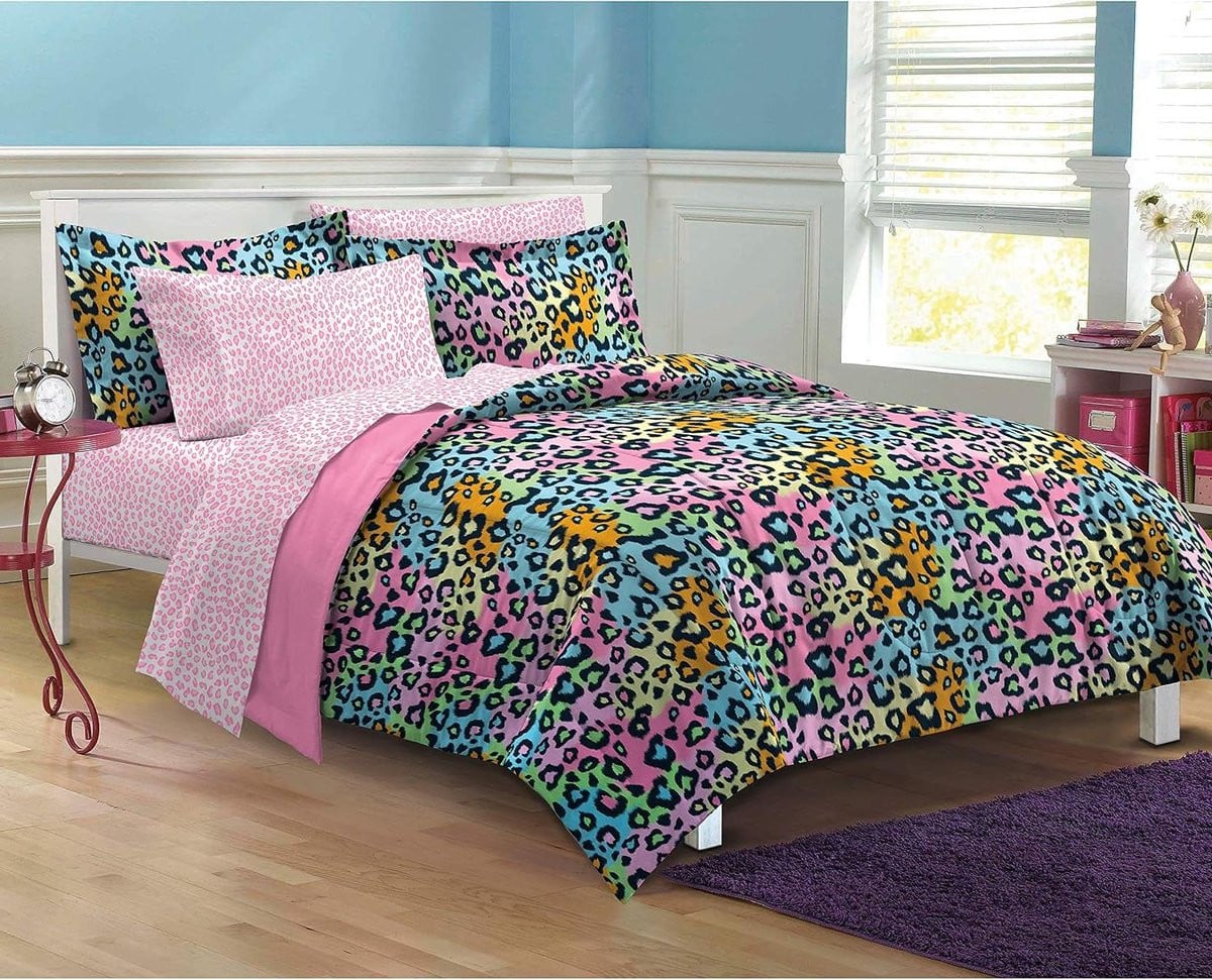7-delige meerkleurige complete dekbedset voor de kinderkamer