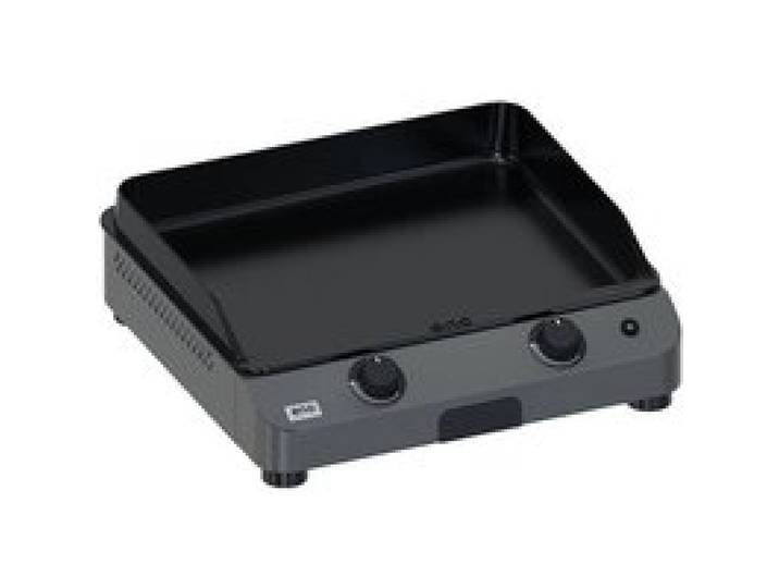Plancha Fusion Gaz 60 en Acier Gris Cargo
