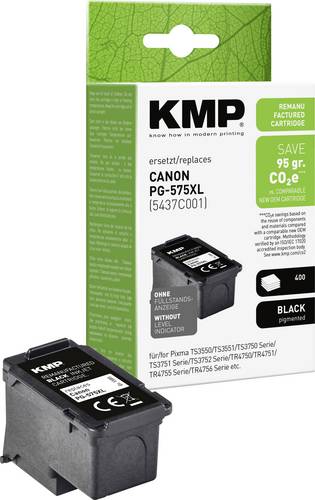 KMP Nachfülltinte Kompatibel Schwarz PGI575XL 1585,4001