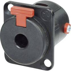Neutrik NJ3FP6CBAG Klinken-Steckverbinder 6.35 mm Flanschbuchse, Kontakte gerade Polzahl: 2 Mono Schwarz 1 St.