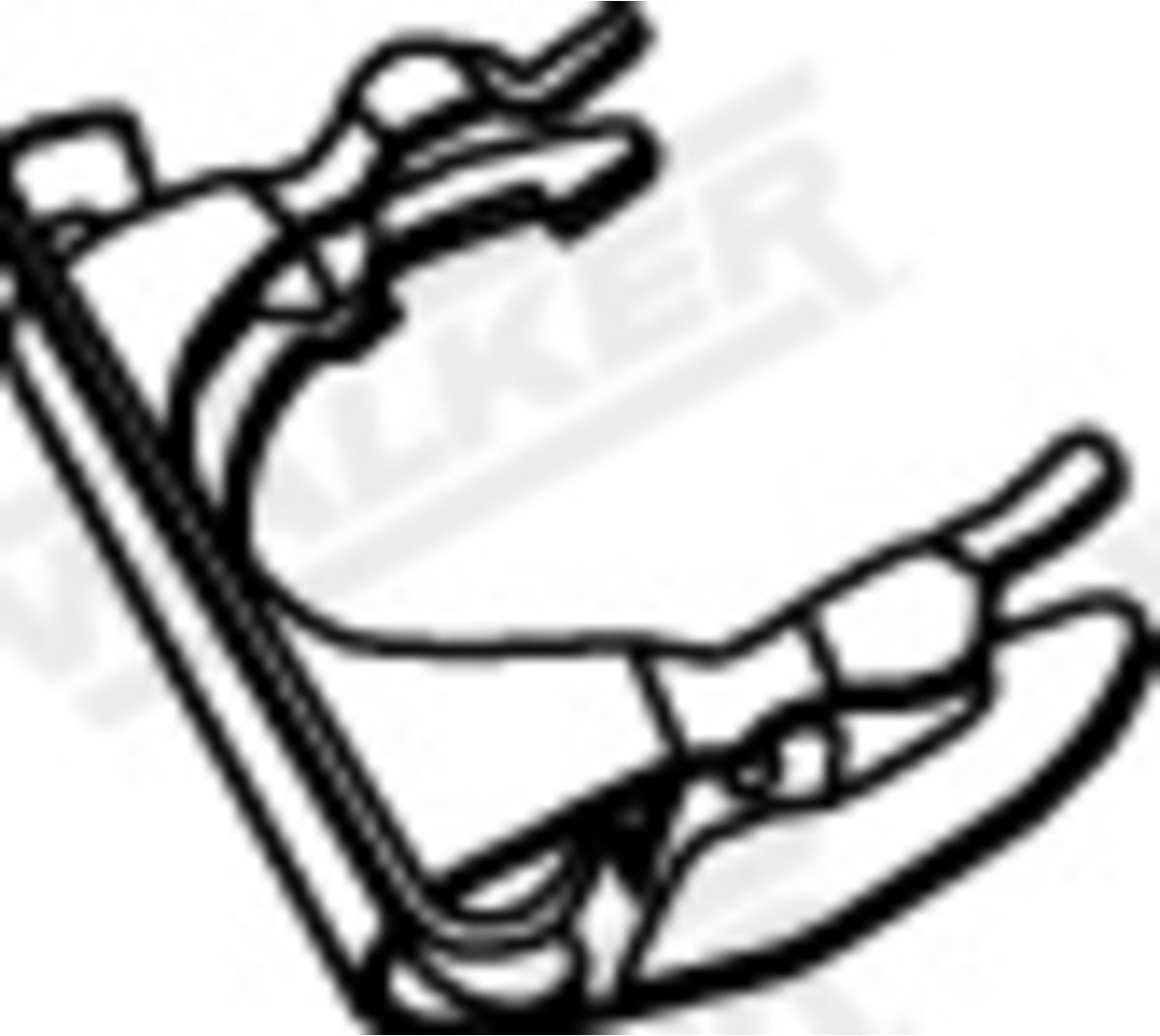Feder, Schalldämpfer WALKER 80513