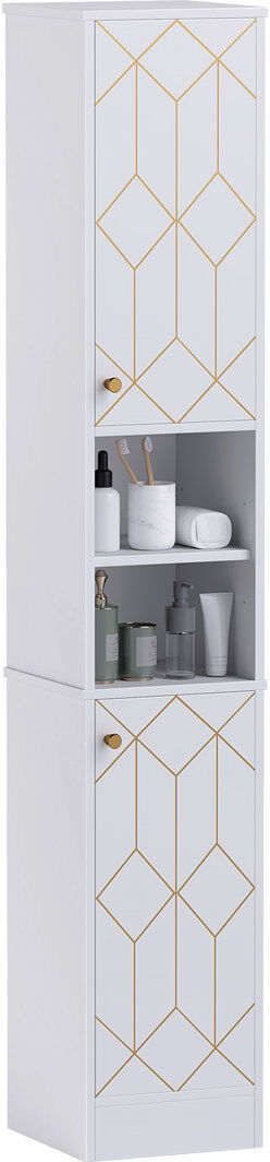 Fairmont Park Bathroom Cabinet White 170cm H X 30cm W X 30cm D