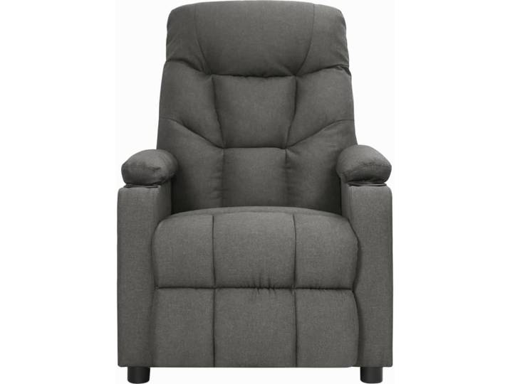 vidaXL Fauteuil relax gris foncé Tissu