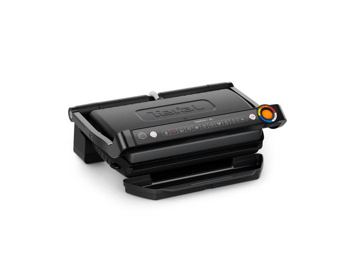 Kontaktgrill TEFAL OptiGrill+ XL, erneuerte Kochstufenanzeige, 9 automatische Programme , schwarz, B:39,5cm H:43cm T:33cm, Kontaktgrill_Standgrill_Tischgrill_Teppanyakigrill, Kontaktgrill, ein manuelles Programm, spülmaschinengeeignete Platten, GC7278