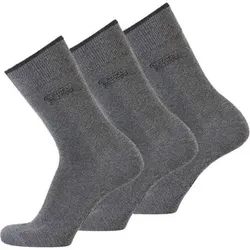 CAMEL ACTIVE camel active Herren Socken, 3er Pack - Basic Socken, Baumwolle, Größe 39-42 in Grau Grau
