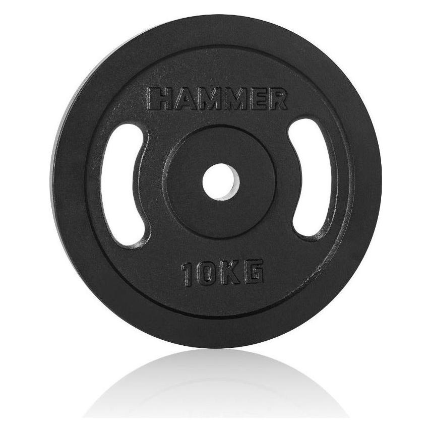 Hammer Fitness Gewichtsscheiben 1 x 10 kg (1 x 10 kg) (17005)