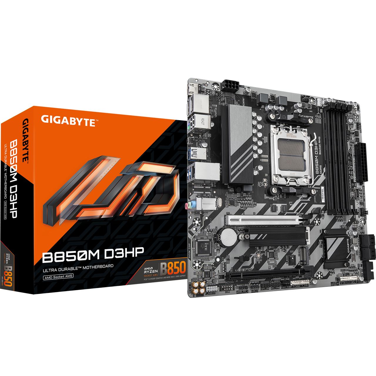 Gigabyte B850M D3HP AMD B850 So.AM5 DDR5 mATX Retail
