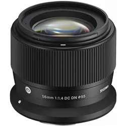Sigma 56mm F1,4 DC DN Contemporary, Canon RF (Canon RF, APS-C / DX), Objektiv, Schwarz