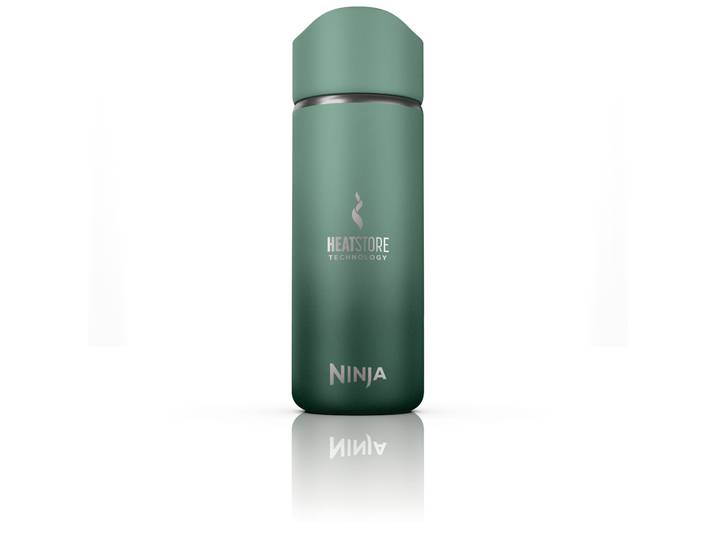 Isolierflasche NINJA Ninja Sip Perfect Reisebecher - 300 ml DW1203EUU / 400 ml DW1603EUU , grün, H:25,5cm, Edelstahl, Trinkflaschen, Isolierflasche, Kontrollierte Wärme für den perfekten Schluck, jedes Mal