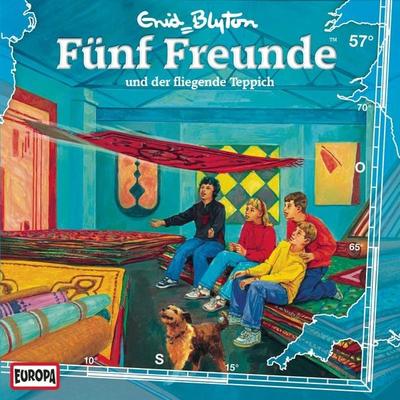 Folge 57: Fünf Freunde und der fliegende Teppich - Enid Blyton,Gabriele Hartmann, Audio, 4064066618063
