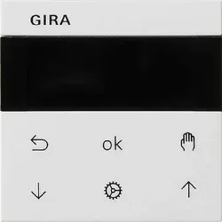 Gira System 3000 Jalousie-Schaltuhr, Unterputz, reinweiß, glänzend, Integrierte Zeitschaltuhr, mit Astro-Programm, Nebenstelleneingang, mit Memory-Funkti