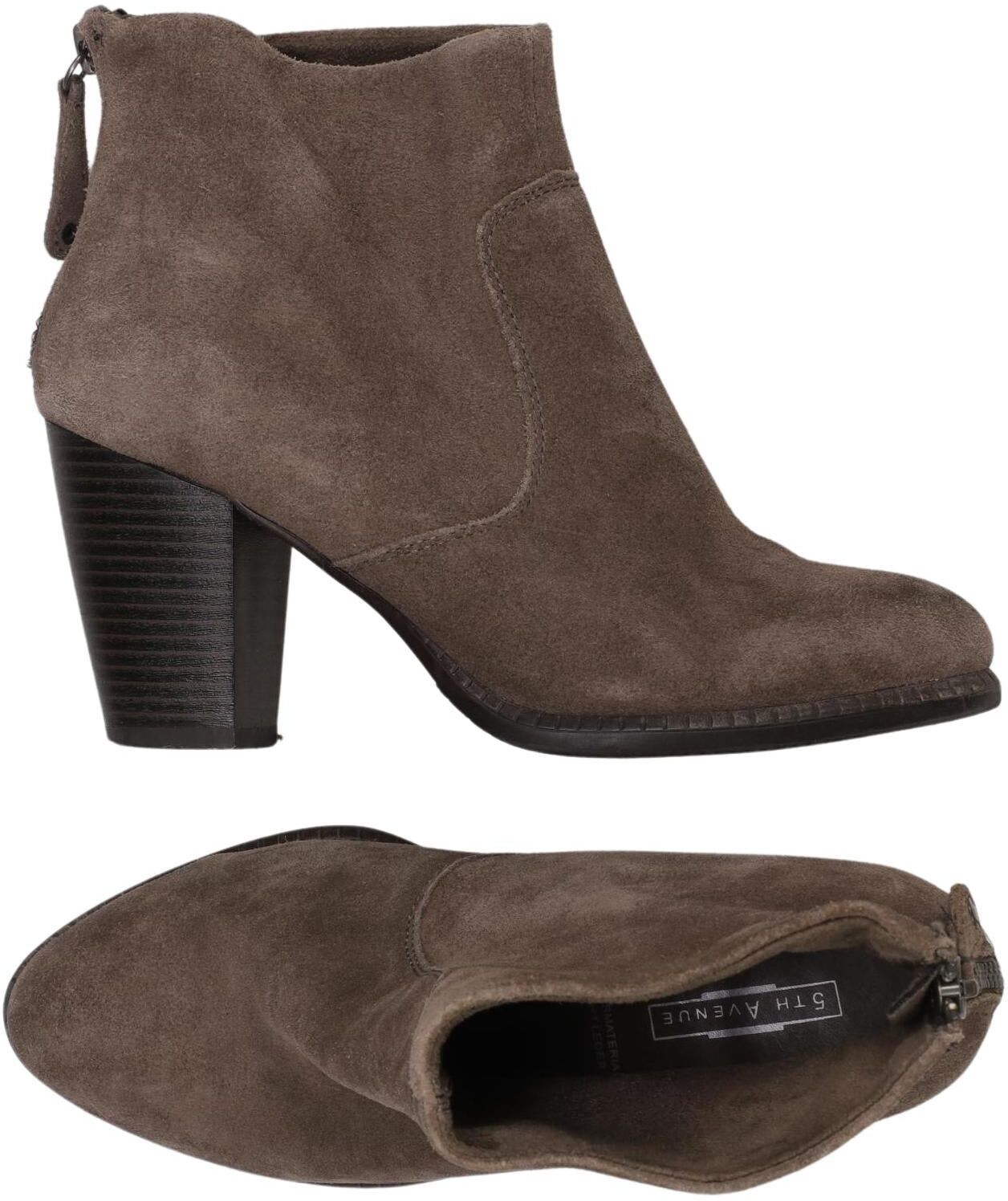 5th Avenue Damen Stiefelette, Braun, Gr. EU 36, Leder - Second Hand