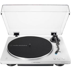 audio-technica Plattenspieler AT-LP70XBT Bluetooth, Riemenantrieb, vollautomatisch, weiß